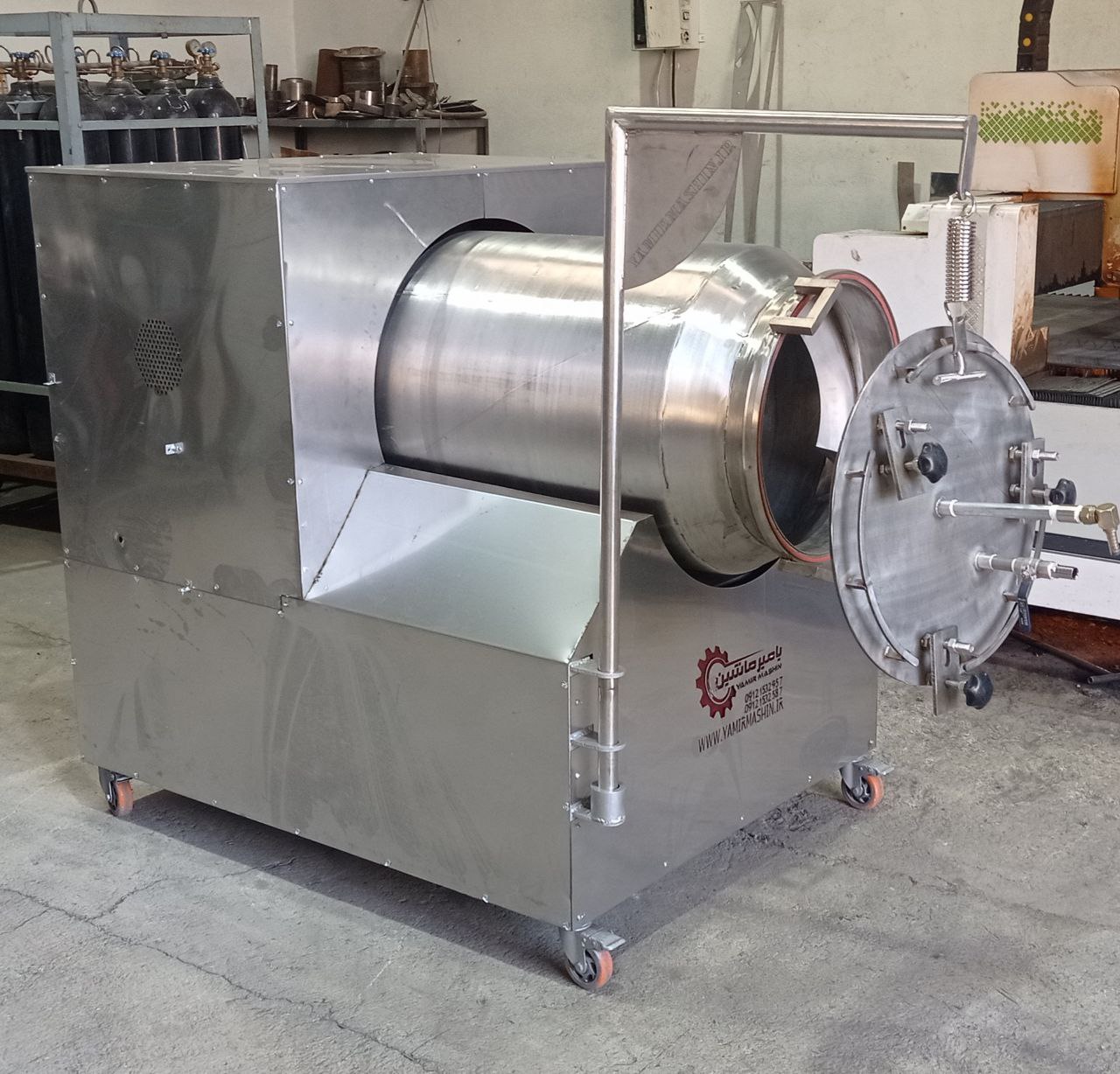 دستگاه تامبلر یا مرینیتور برای عمل آوری فیله مرغ و گوشت قرمز